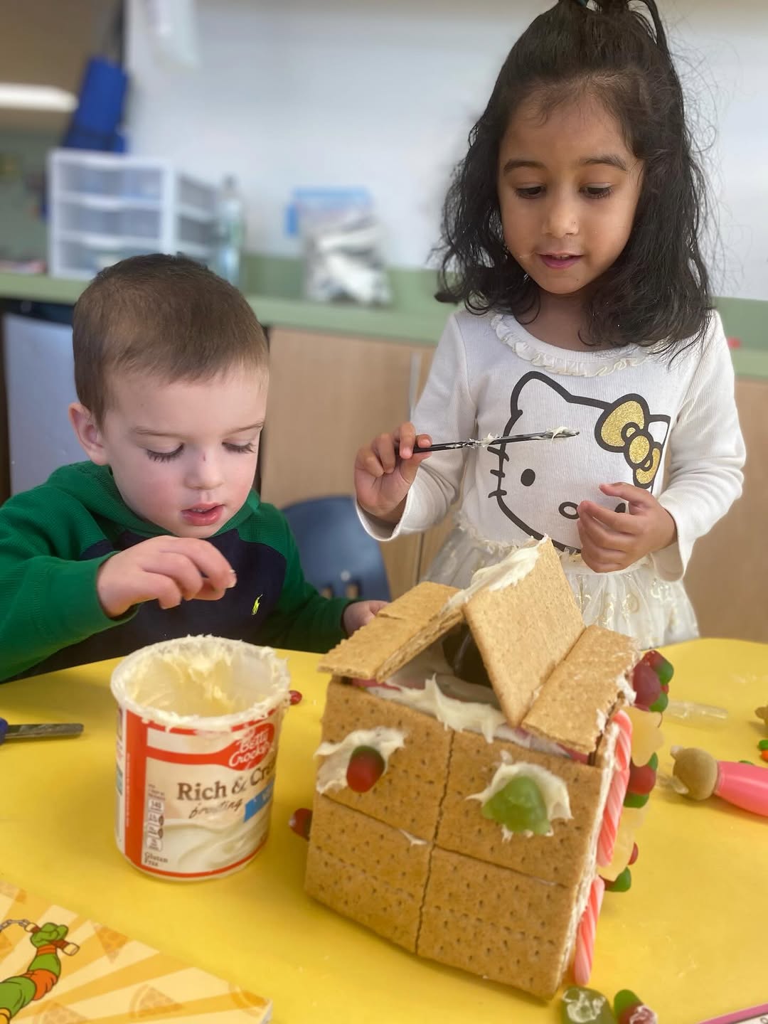 Gingerbread Houses at Mountainside Children's Center